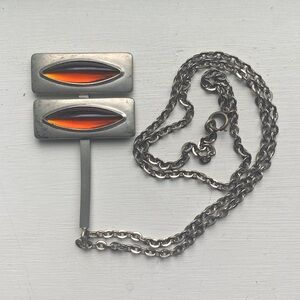 Jorgen Jensen Pewter Vintage Necklace